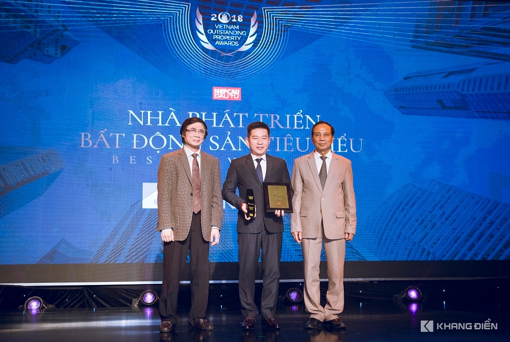 Khang Điền vinh dự được bình chọn “Nhà phát triển Bất động sản tiêu biểu 2018”