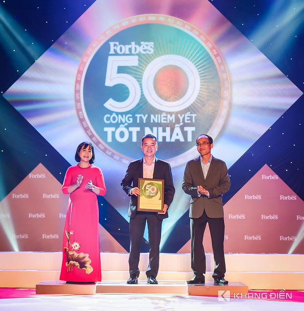 Khang Điền 5 năm liên tiếp góp mặt trong top 50 công ty niêm yết  tốt nhất của Forbes Việt Nam