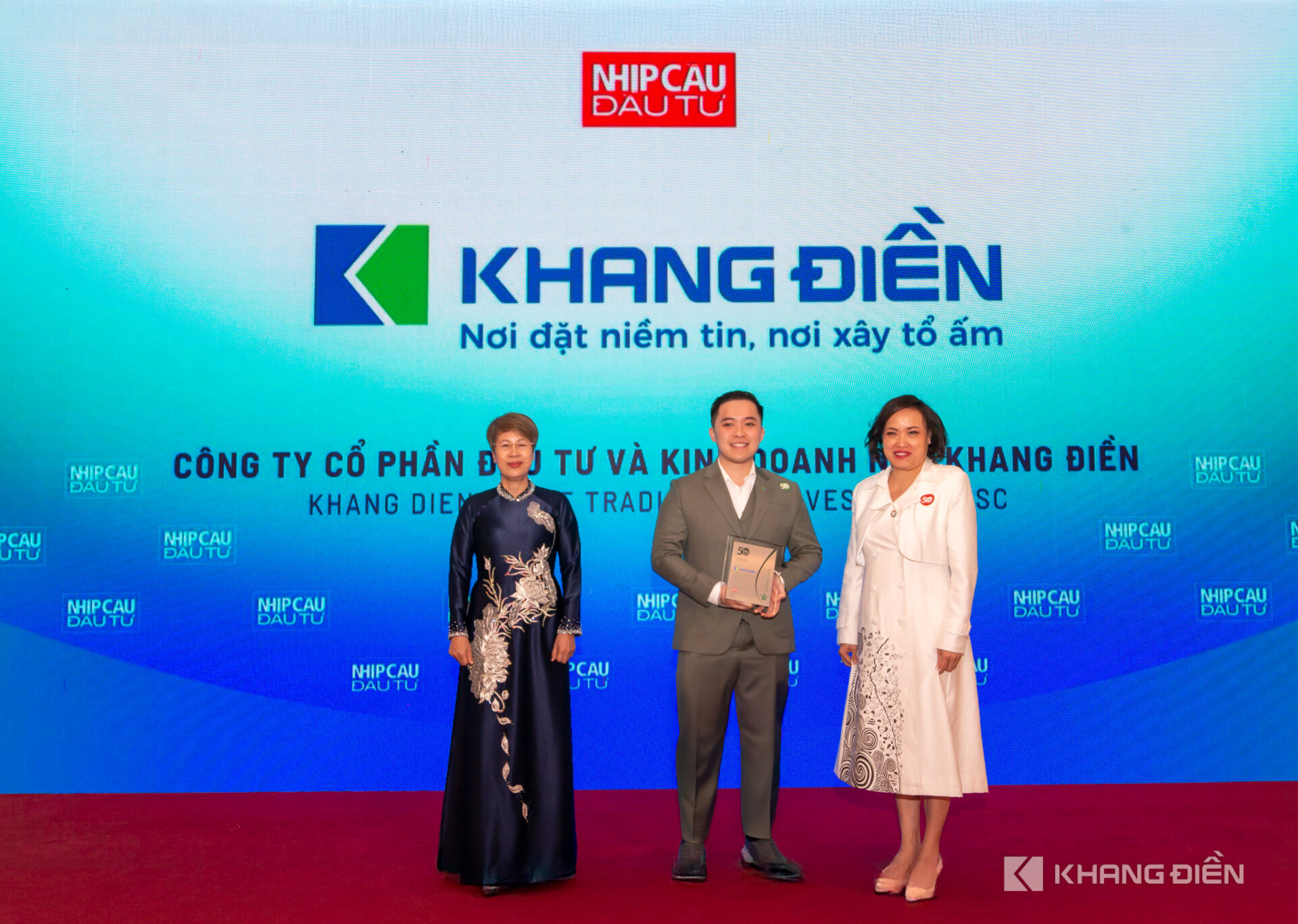 TẬP ĐOÀN KHANG ĐIỀN (KDH) ĐẠT “TOP 50 DOANH NGHIỆP PHÁT TRIỂN BỀN VỮNG TIÊU BIỂU VIỆT NAM 2025”