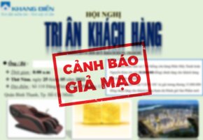 CẢNH BÁO CÁC THÔNG TIN MẠO DANH TẬP ĐOÀN KHANG ĐIỀN