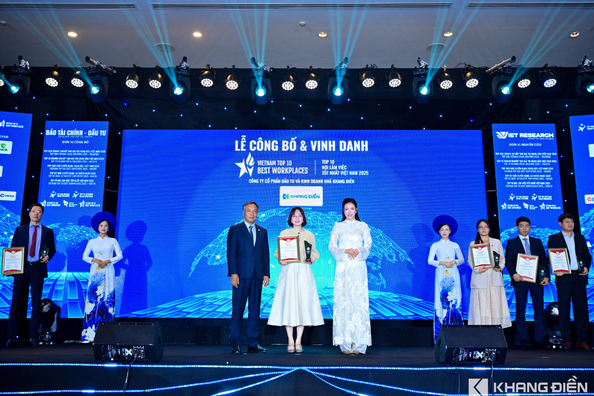 TẬP ĐOÀN KHANG ĐIỀN (KDH) ĐƯỢC VINH DANH “TOP 10 NƠI LÀM VIỆC TỐT NHẤT VIỆT NAM NGÀNH BẤT ĐỘNG SẢN”