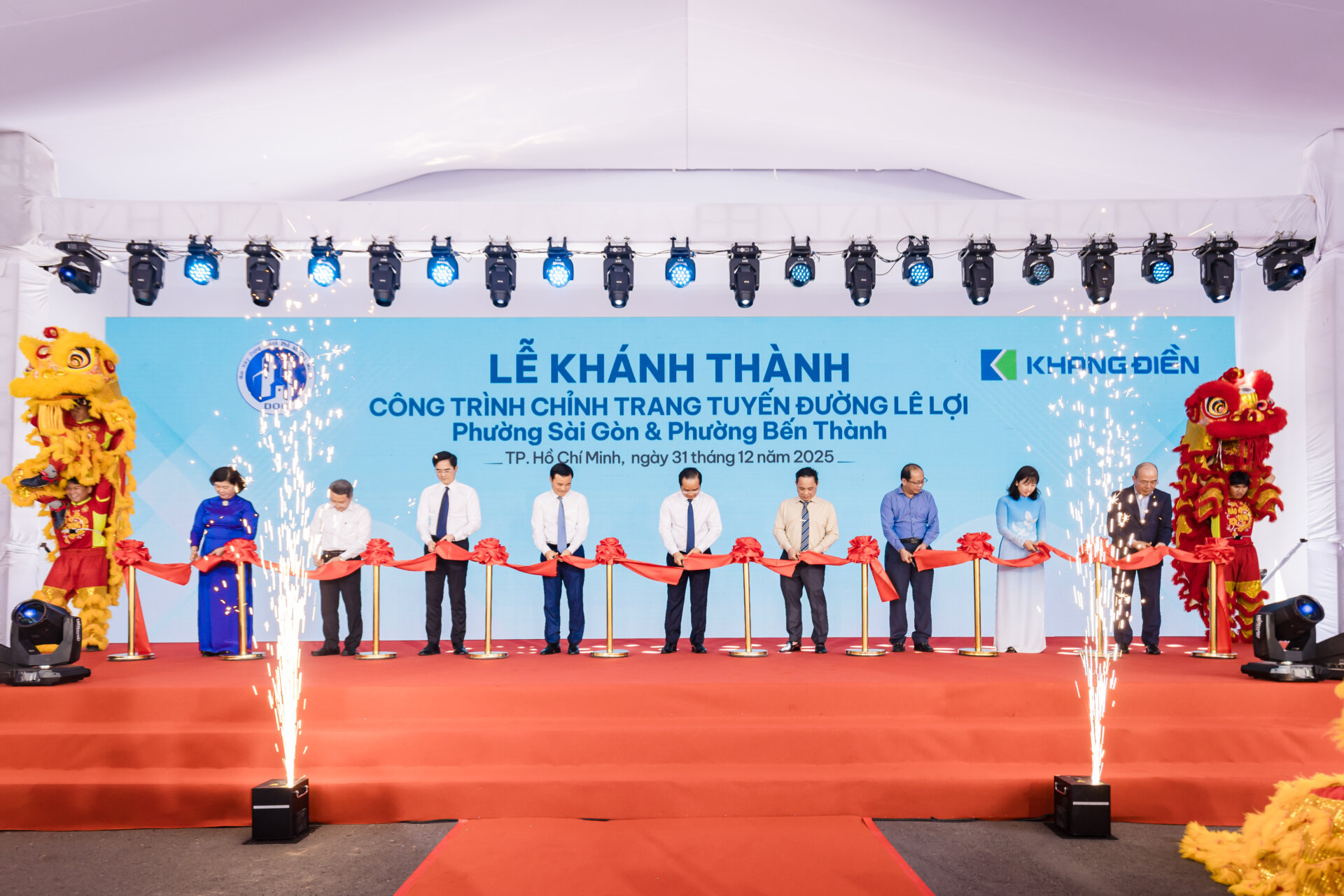 KHÁNH THÀNH CÔNG TRÌNH CHỈNH TRANG TUYẾN ĐƯỜNG LÊ LỢI – GÓP PHẦN HOÀN THIỆN DIỆN MẠO ĐÔ THỊ TRUNG TÂM TP.HỒ CHÍ MINH