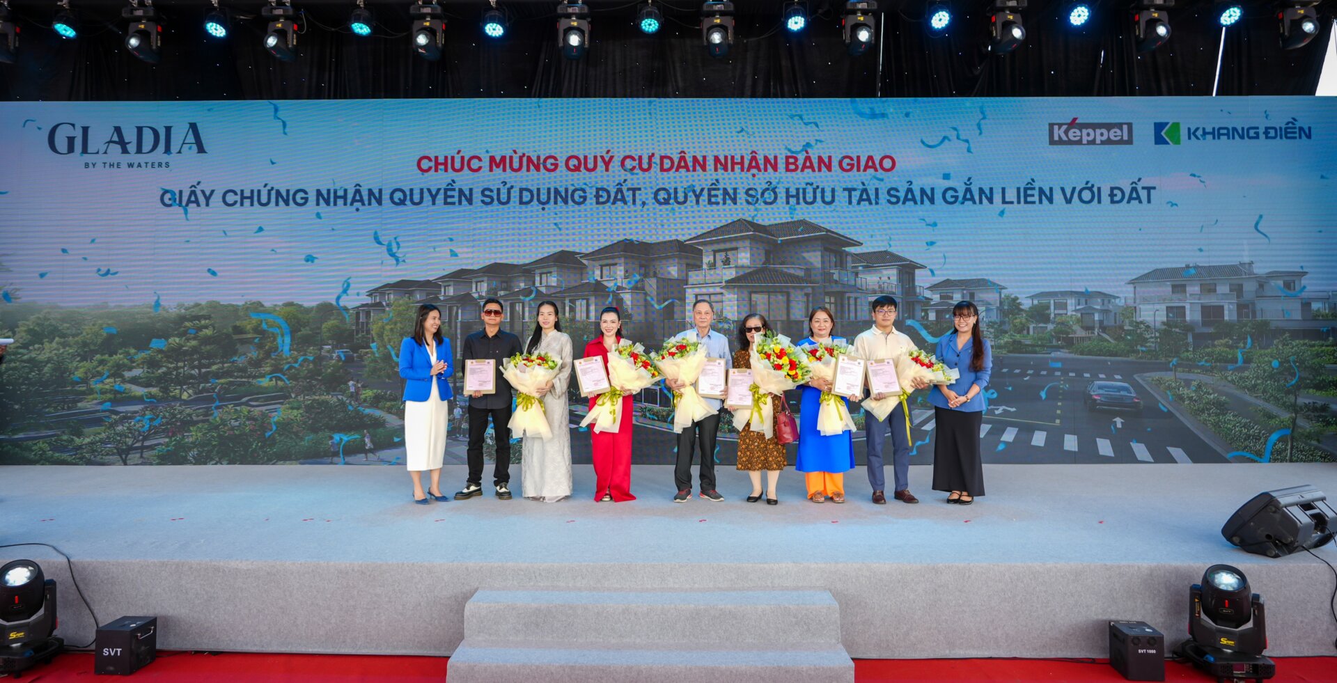 Gladia by the Waters bàn giao sổ hồng, khẳng định uy tín liên doanh Keppel & Khang Điền
